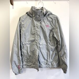 The North Face grey windbreaker
